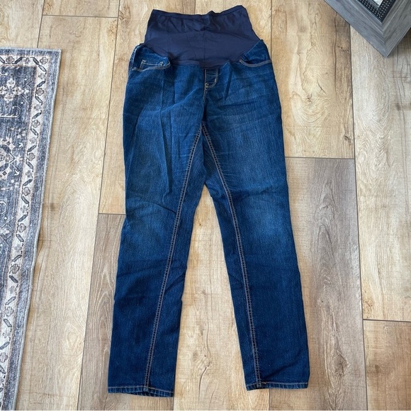 Old Navy maternity full smooth panel skinny jeans. Size 10 - Picture 1 of 5